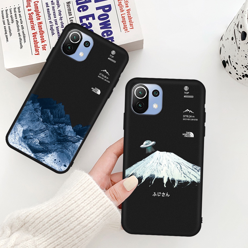 Ốp Điện Thoại In Logo The North Face Cho Redmi 10 9T 9C Xiaomi 11T Pro Note 10 Pro Mi 11 Lite Pocophone F1 Mi Max 3 Mi 8 Lite