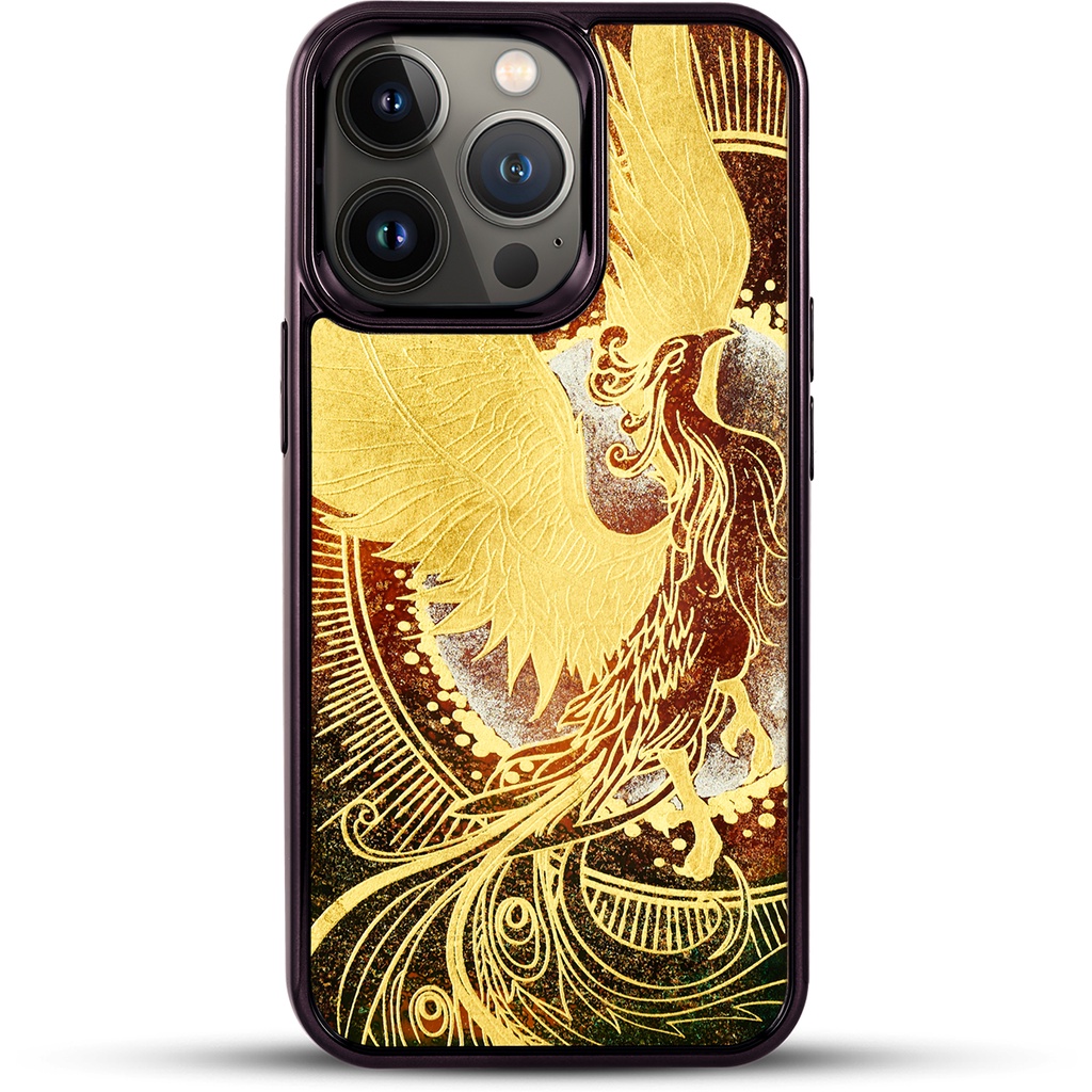 Ốp điện thoại cho iPhone 13 Pro / 13 Pro Max mẫu Hỏa Phụng Hoàng thương hiệu La Sonmai