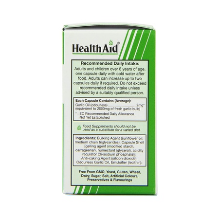 Viên Tinh Dầu Tỏi HEALTHAID GARLIC OIL – Lọ 30 viên