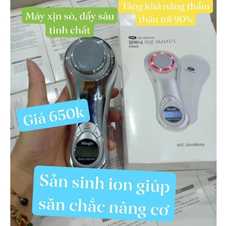 Máy điện di Ion cầm tay Galvanic Ion Skin Massage MTC Skin&Body