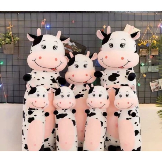 Gấu Bông Hình Con Bò Sữa Size 45 cm