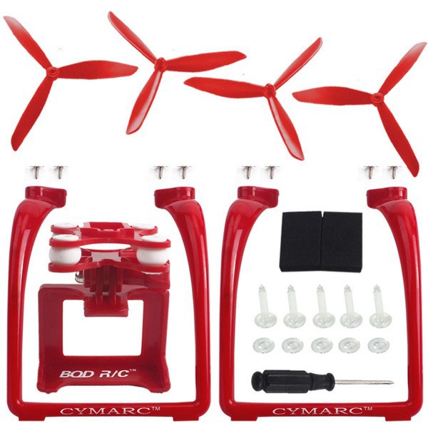Phụ kiện cảng chân + chống rung và cánh quạt cho mô hình Drone MJX B3 Bugs 3 | BigBuy360 - bigbuy360.vn