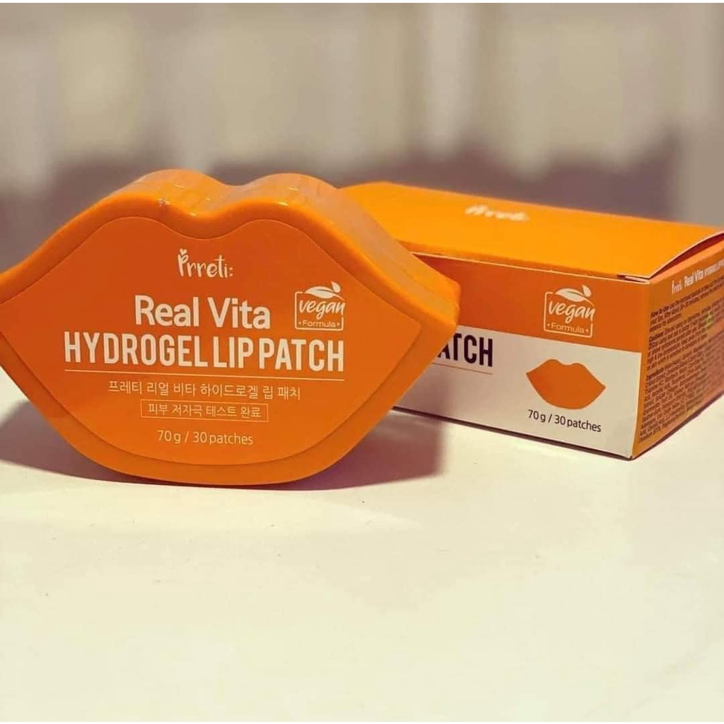 Mặt Nạ Môi Prreti Real Vita Hydrogel Lip Patch sale 65%