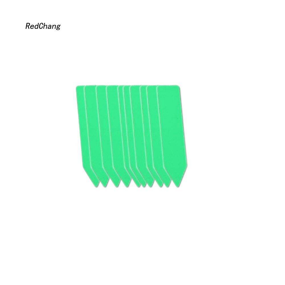 Set 100 thẻ nhựa ghi đánh dấu tên cây trồng không thấm nước tái sử dụng tiện lợi