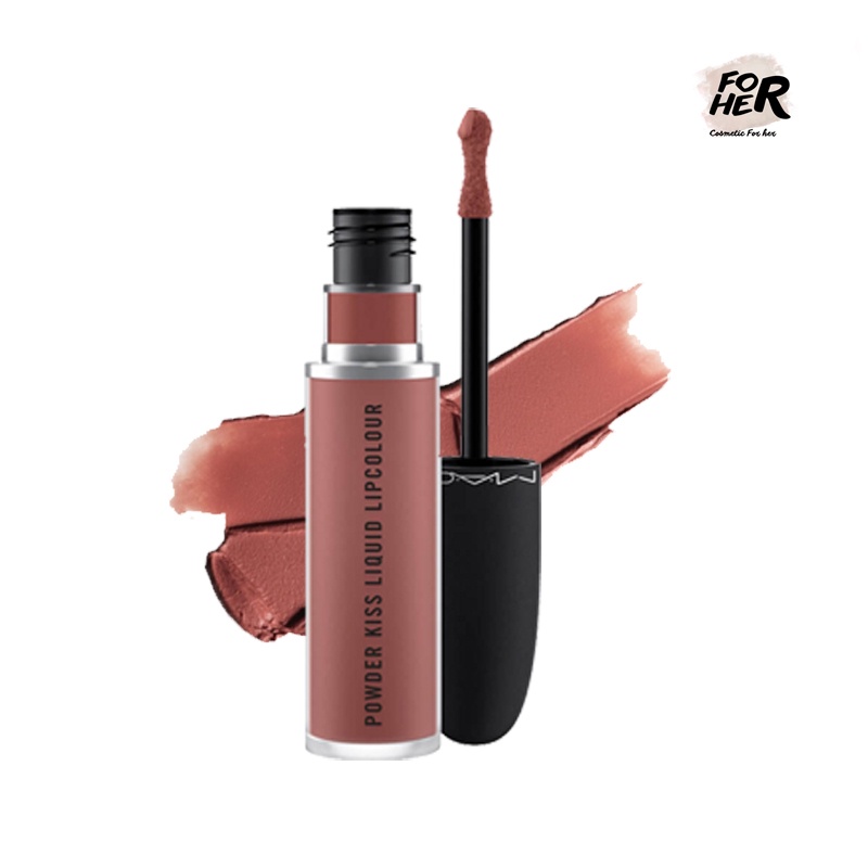 Son MAC 997 Over The Taupe Nâu Tây - Powder Kiss Liquid