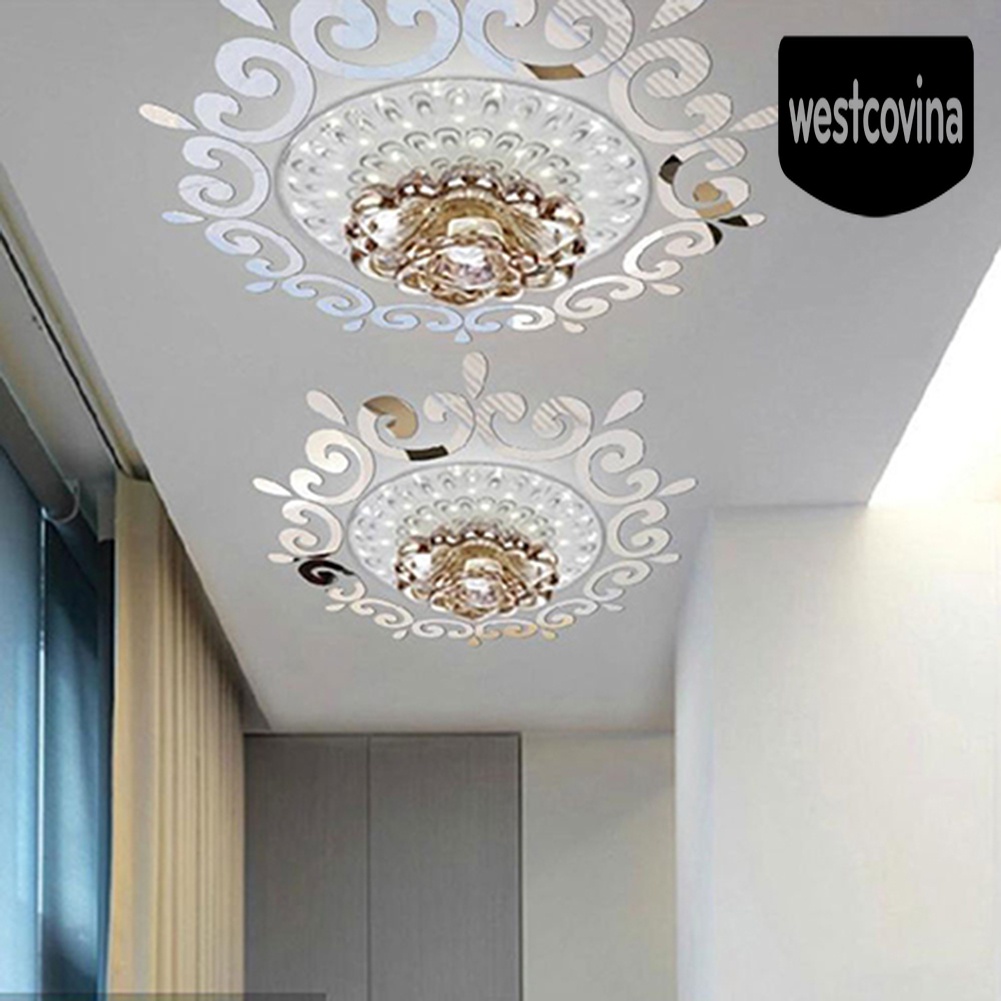 [Hot]☀ Đèn Led 3D Dán Tường Hiệu Ứng Gương Trang Trí Nhà Ở / Văn Phòng