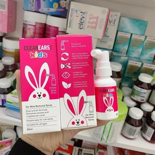 Xịt Tan Ráy Tai Clean Ears Kids Úc 30ML