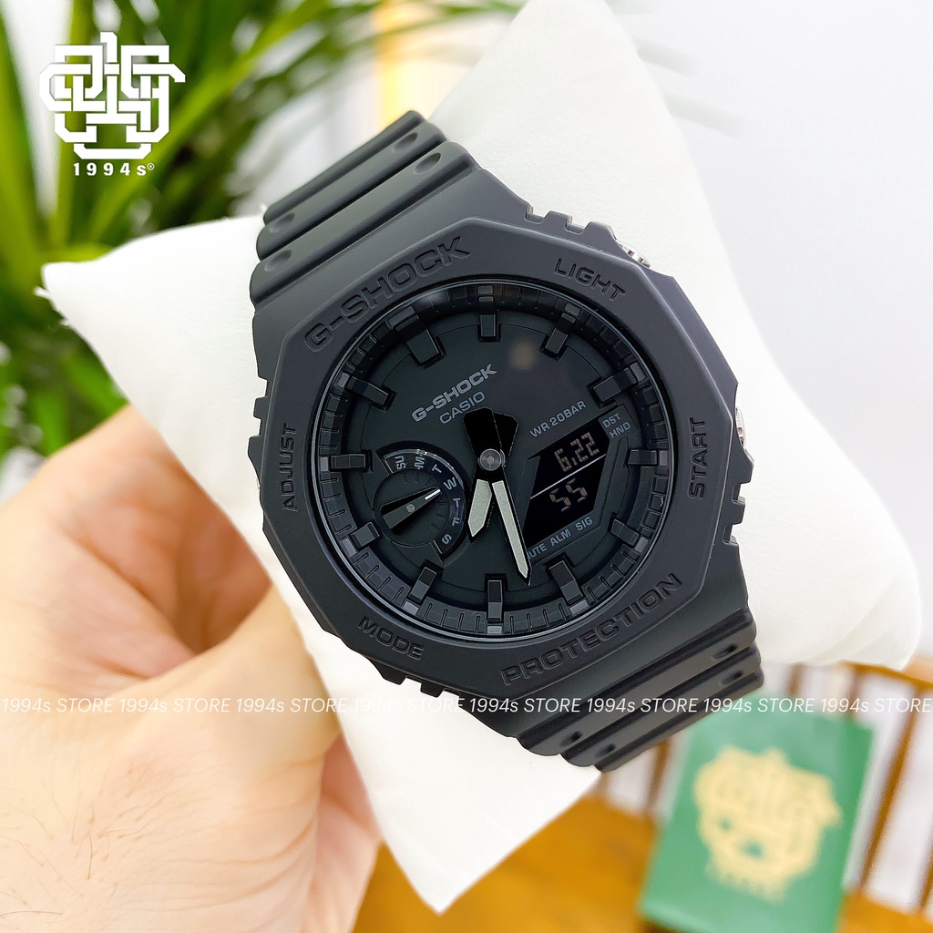 Đồng hồ nam Casio G-Shock GA-2100-1A1 chống va đập, chống nước 200m, hàng chính hãng
