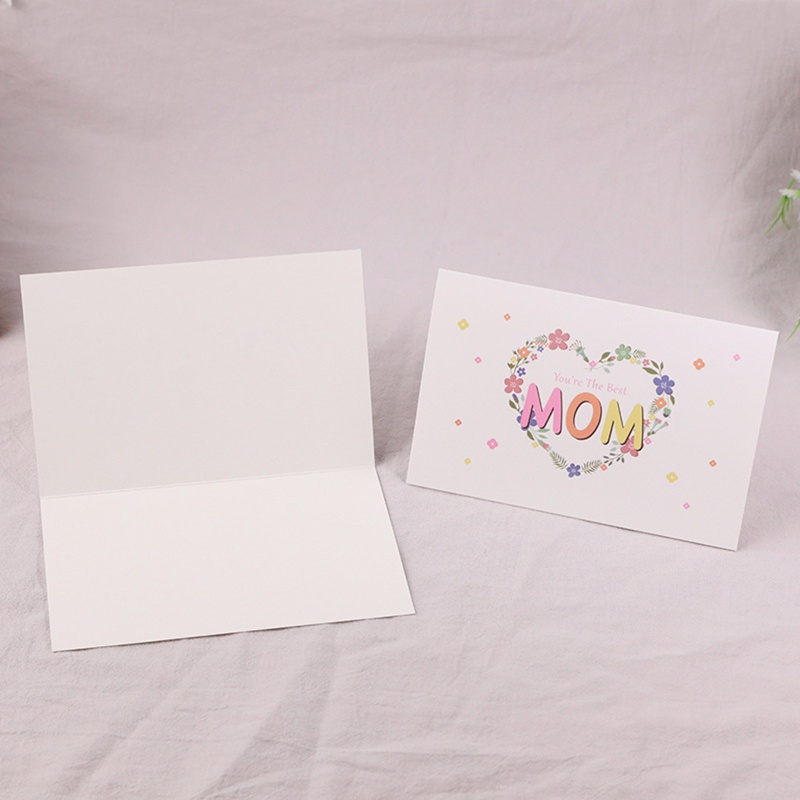 Set 24 Tấm Thiệp Chúc Mừng Ngày Của Mẹ Kèm Nhãn Dán