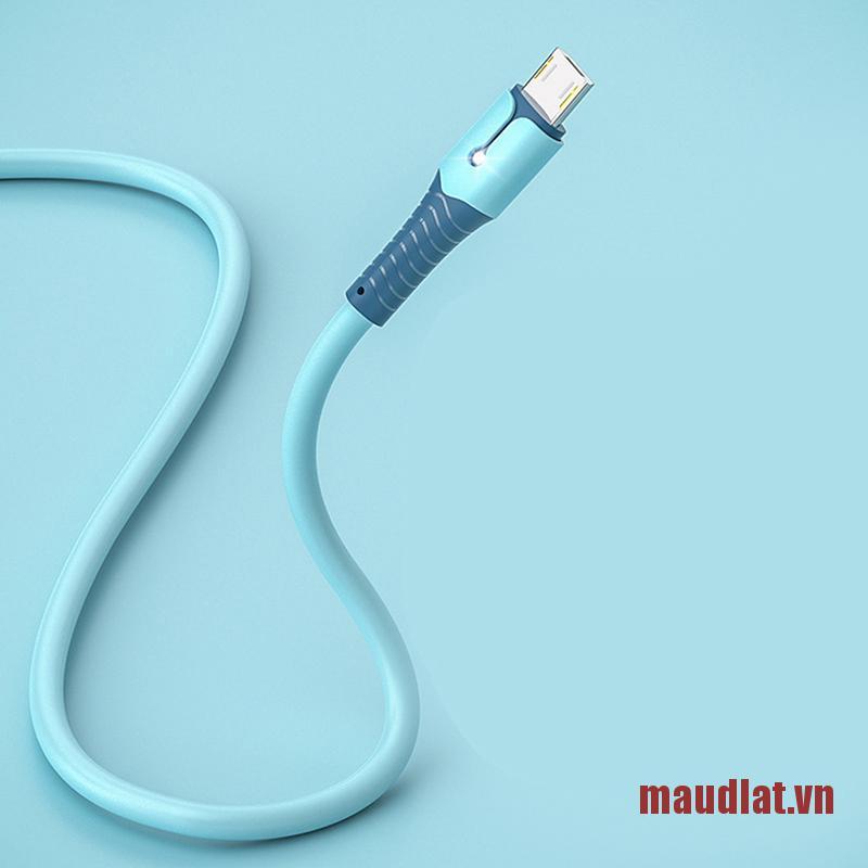 Maudlat Phone Charging Cable Liquid Silicone 5A USB Type C A For Samsung Xiaomi