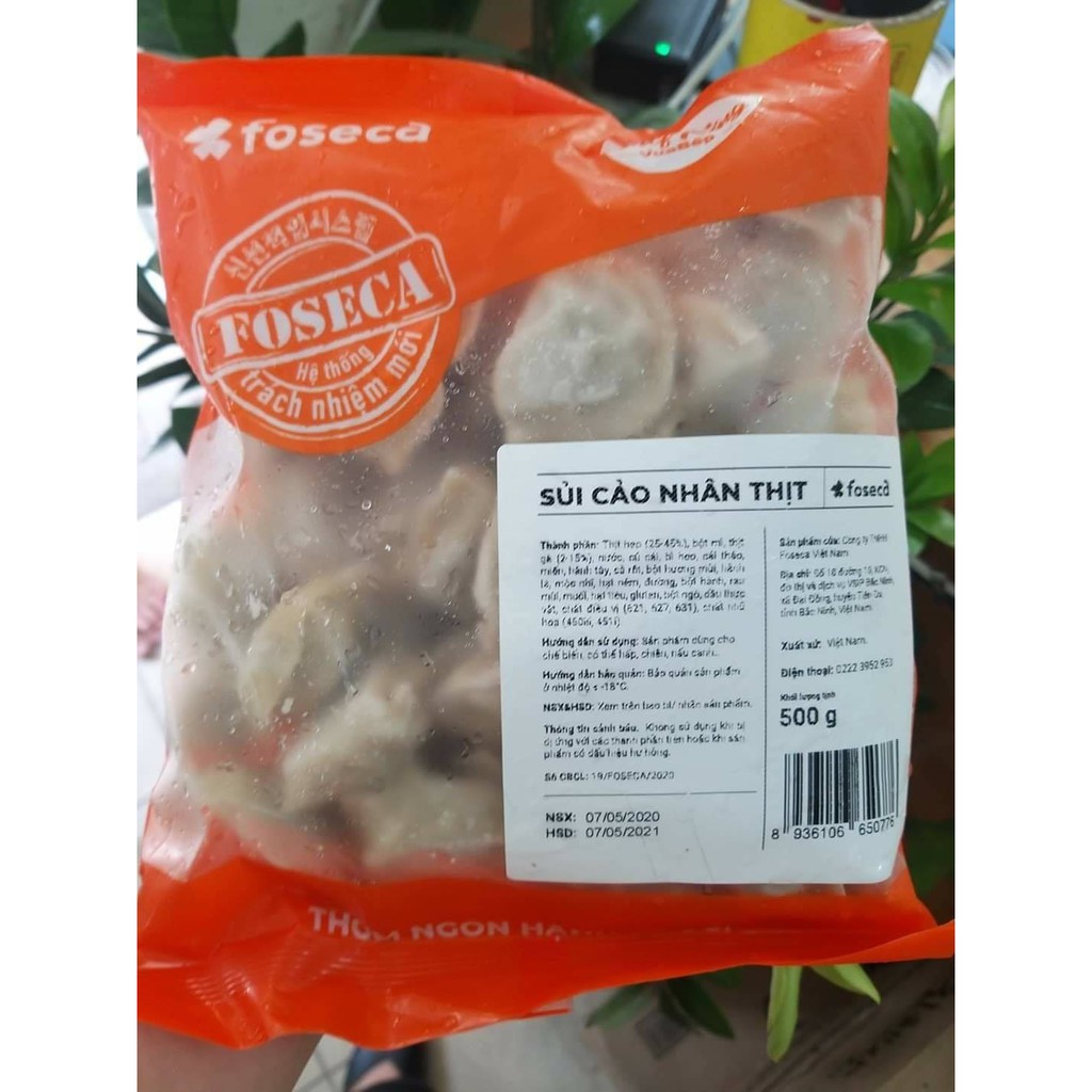 Sủi cảo Foseca - sủi cảo nhân thịt - tôm | BigBuy360 - bigbuy360.vn