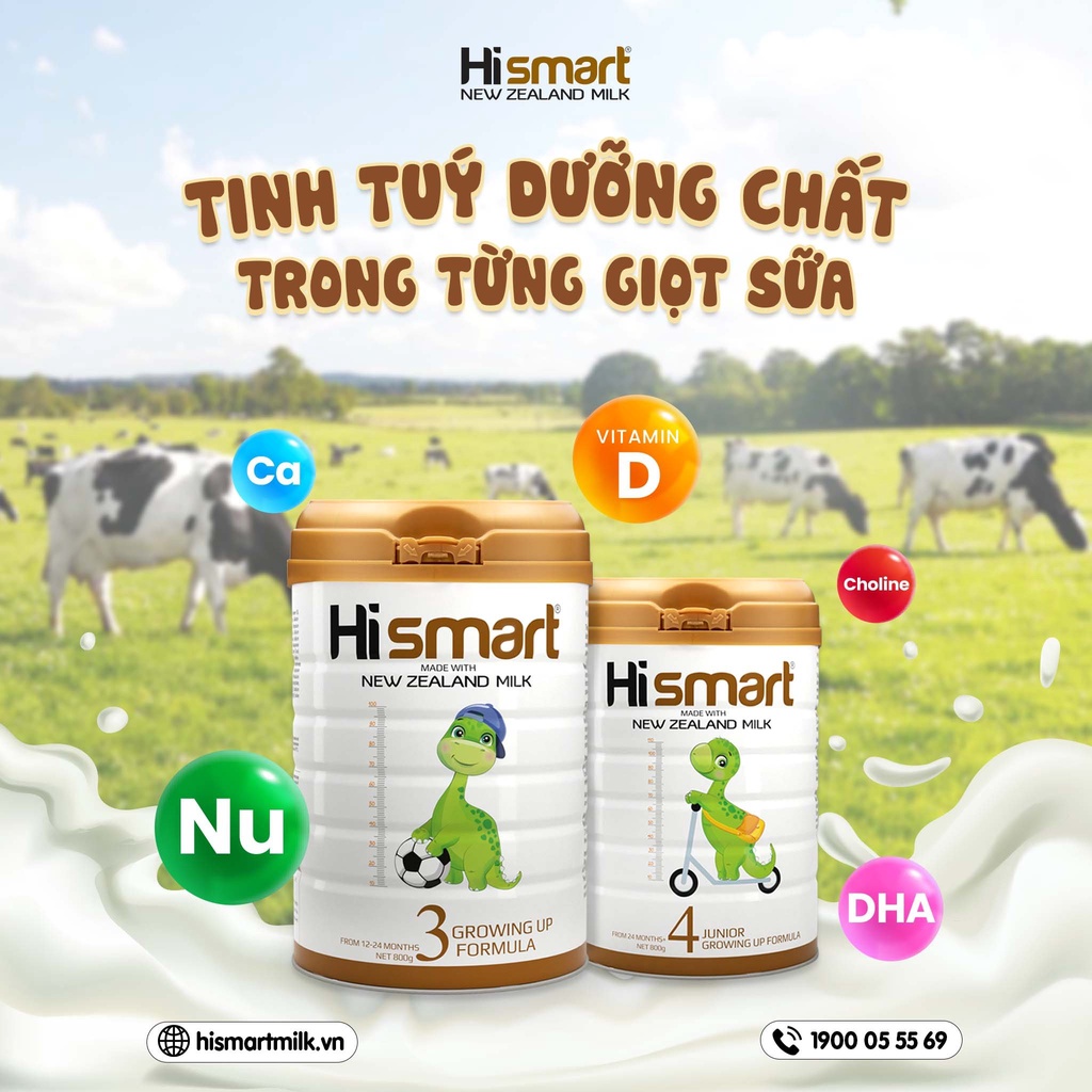 Sữa công thức Hismart lon số 3 800g
