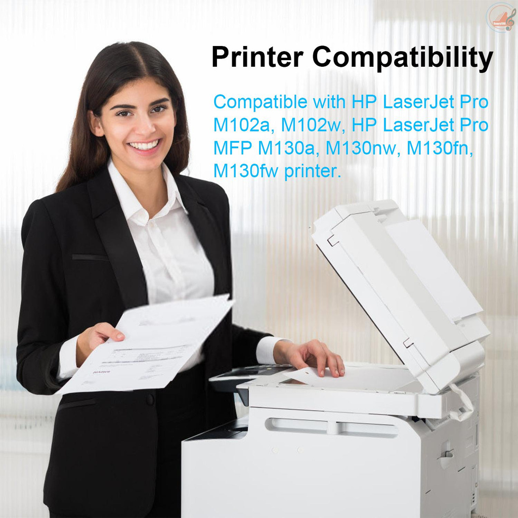 Hộp Đựng Mực In Màu Đen Tương Thích Với Chip Máy In Hp Cf217A 17a Hp Laserjet Pro M102A M102W Mfp M130A M130Nw M130Fn M130Fn