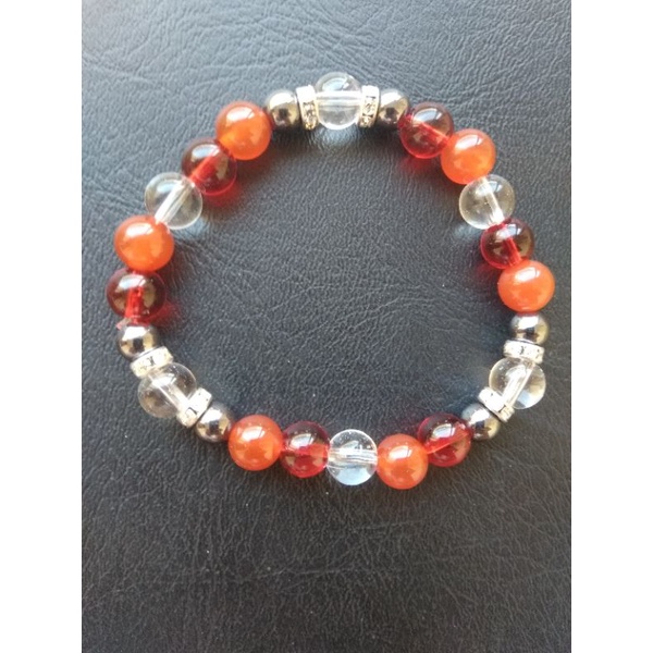 Vòng tay đá mix hạt huyết áp