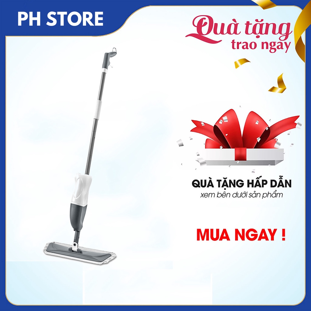 Cây Lau Nhà Phun Nước Đa Năng, Xoay 360 Độ, Cây Lau Nhà Thông Minh 2 Trong 1, Dễ Dàng Điều Chỉnh Chiều Dài Theo Ý Muốn