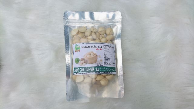 250gram NHÂN HẠT MACCA ĐĂKLĂK NHÀ TRỒNG (SẤY CHÍN) hạt mắc ca