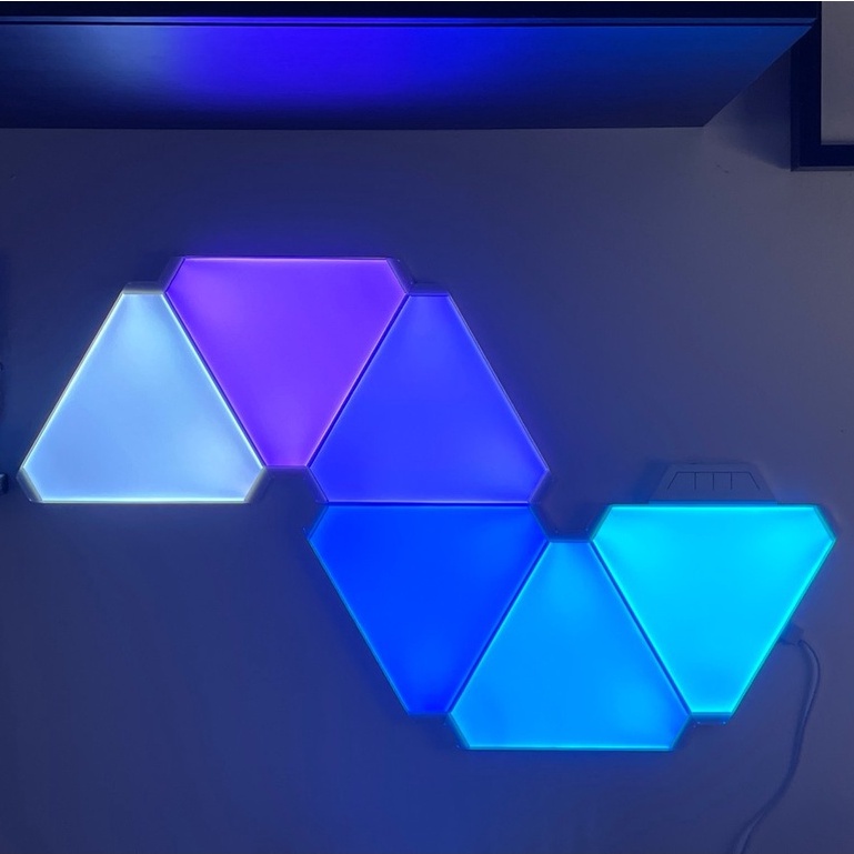 Đèn led dán tường thông minh Yeelight Smart Light Panel, đổi 16 triệu màu RGB trang trí bàn làm việc, gaming