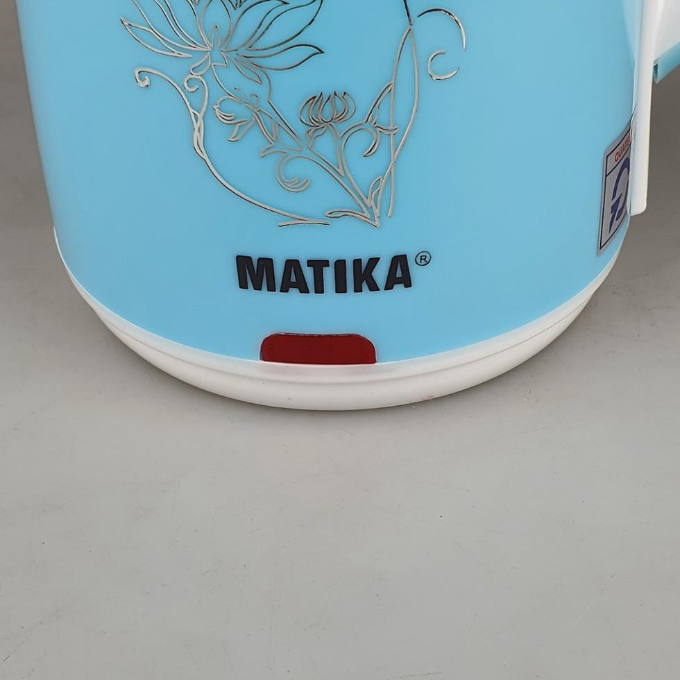 Bình đun siêu tốc 2 lit Matika MTK20 có 2 màu đen và xanh(chọn phân loại), Bảo hành 12 tháng