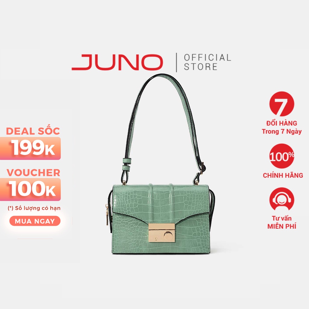 Túi Xách Nhỏ Nữ Thời Trang JUNO Dạng Hộp TXN467