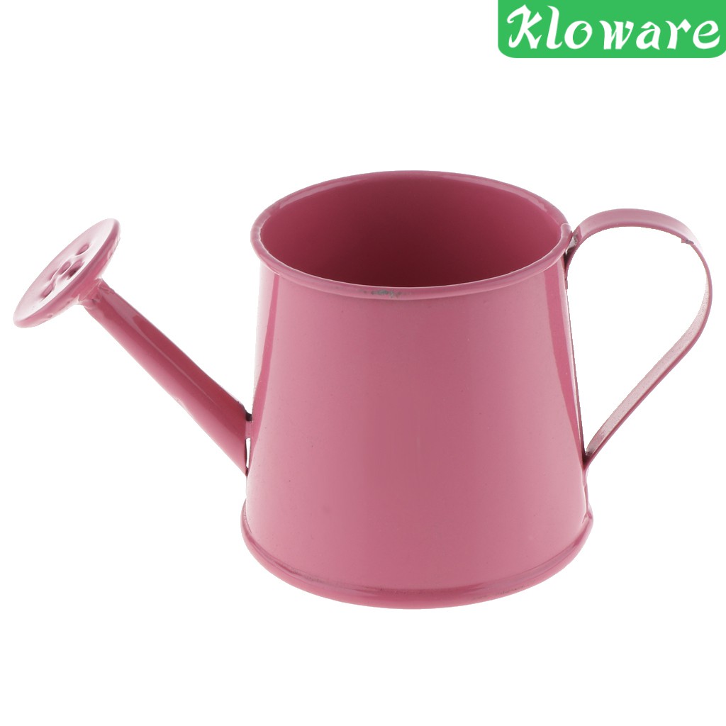 [Kloware] Chậu Hoa Mini Bằng Thiếc Màu Xanh Dương Phong Cách Mục Vụ