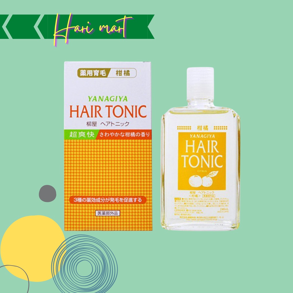 Tinh Dầu Bưởi Nhật Bản - Yanagiya Hair Tonic Citrus 240ML