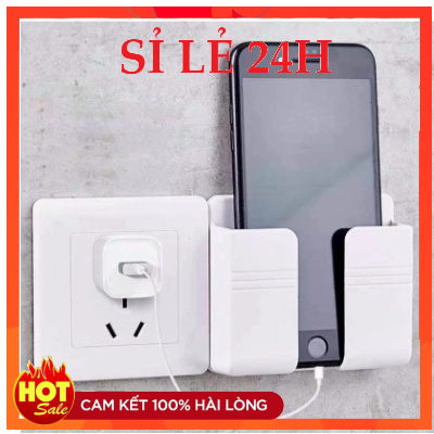 Kệ dán cắm điều khiển , điện thoại đa năng tiện lợi chắc chắn