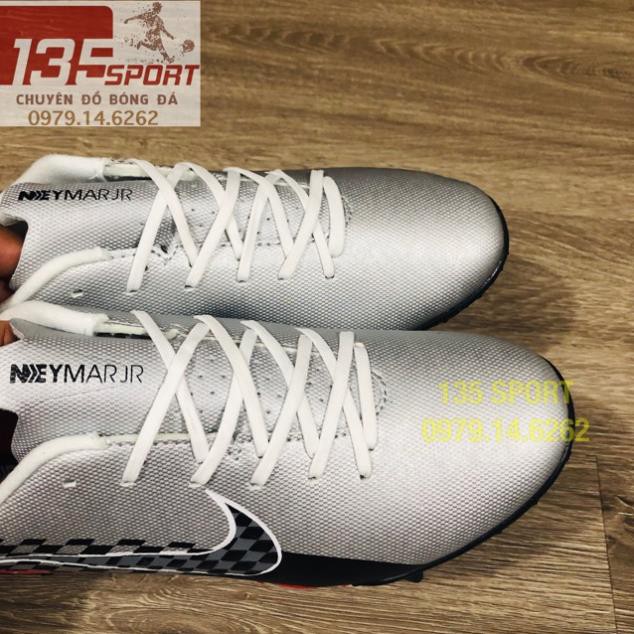 Giày Đá Bóng Trẻ Em Vapor 13 Neymar Đỏ Bạc TF(Size 35-38) bán chạy . new :