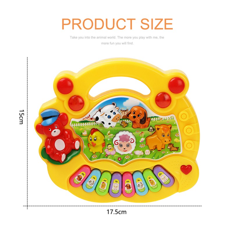 Coolplay Đàn Piano đồ chơi hình động vật ngộ nghĩnh cho bé