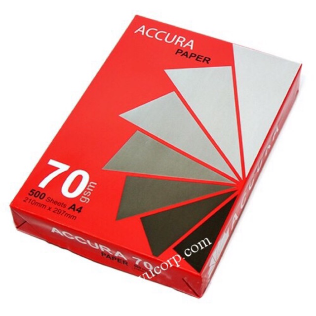 Giấy A4 accura 70g