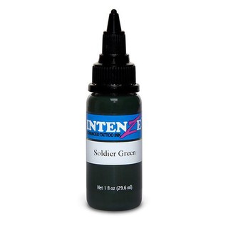 Mực xăm intenze tattoo ink soldier green 30ml