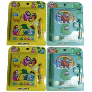 Sổ tay New Game Among Us Hardcover A6 Bullet Journals Dot Notebook Diary Journal Notepad Agenda School office supplies kids Gift