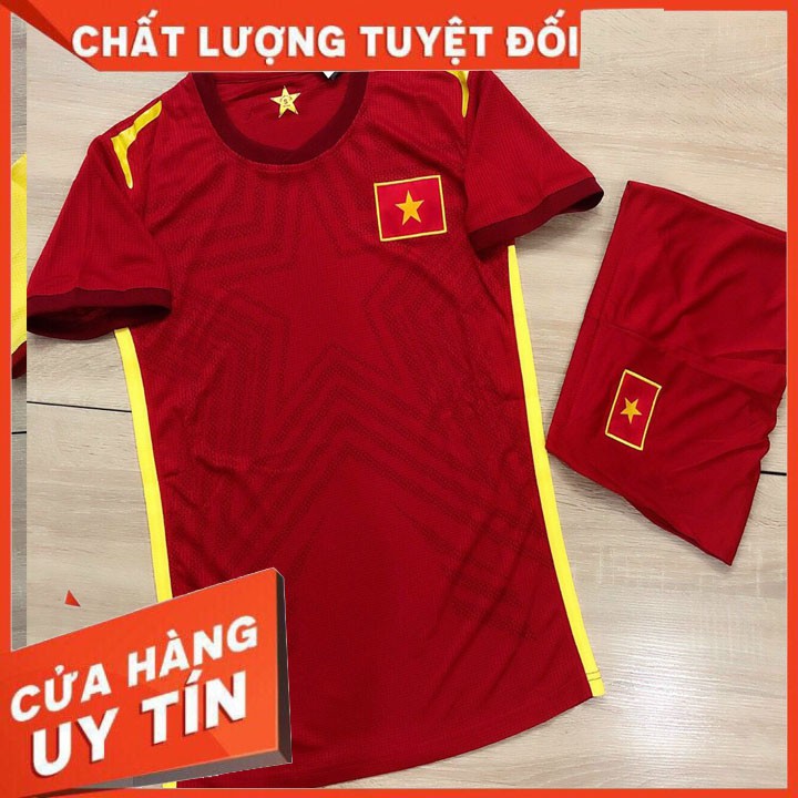 [HÀNG SUPPER THÁI] Bộ Áo bóng đá việt nam vàngThailand chuẩn thi đấu 100%. mùa mới 2021 - 2022