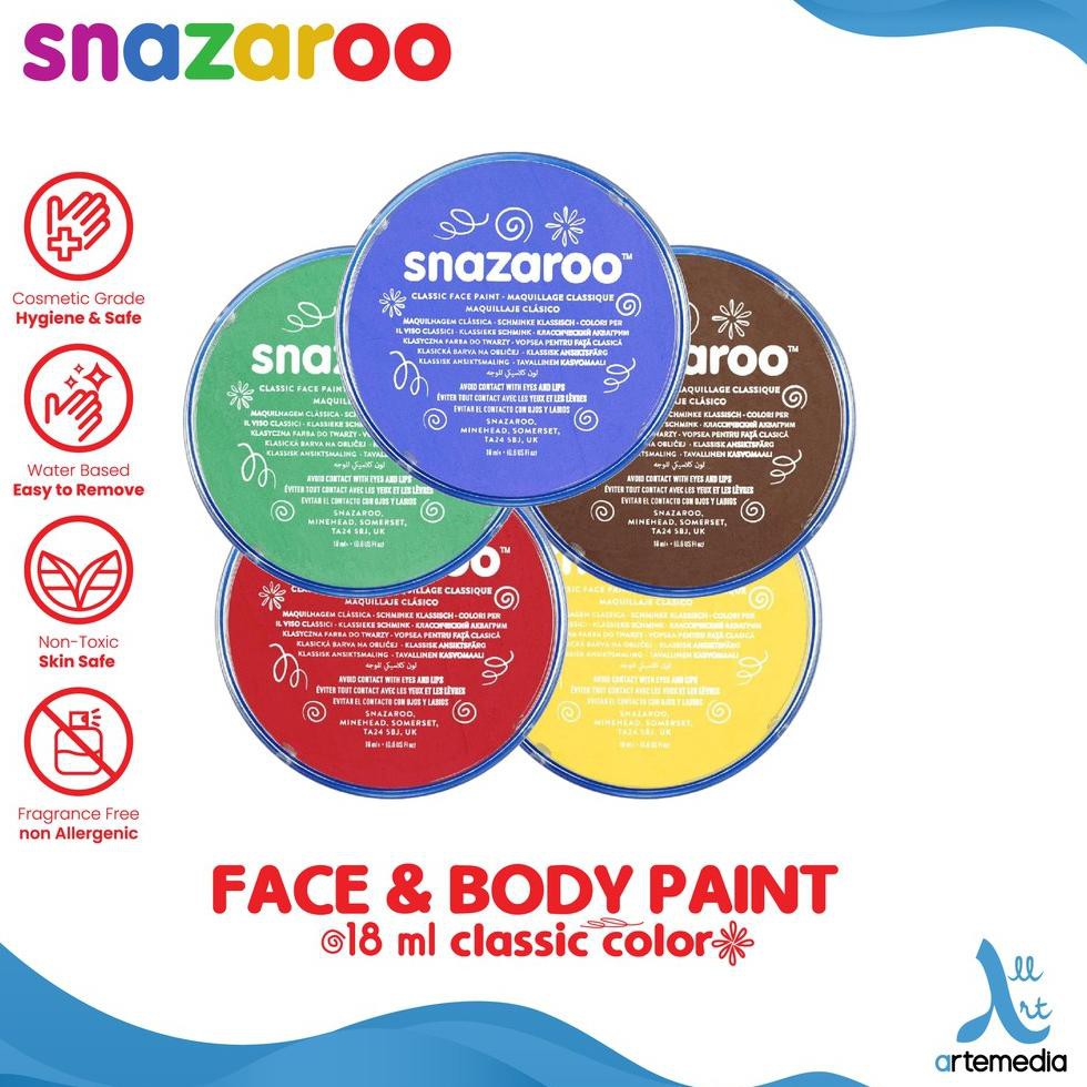 Kem Vẽ Mặt Và Cơ Thể Màu Sắc Cổ Điển 18ml | BigBuy360 - bigbuy360.vn