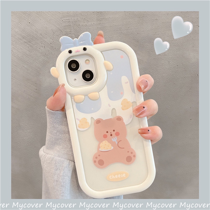 Ốp Điện Thoại Silicone Mềm Chống Sốc In Hình Quái Vật Cho iPhone 14 13 12 11 Pro Max X Xr Xs 8 7 6 Plus SE 2020