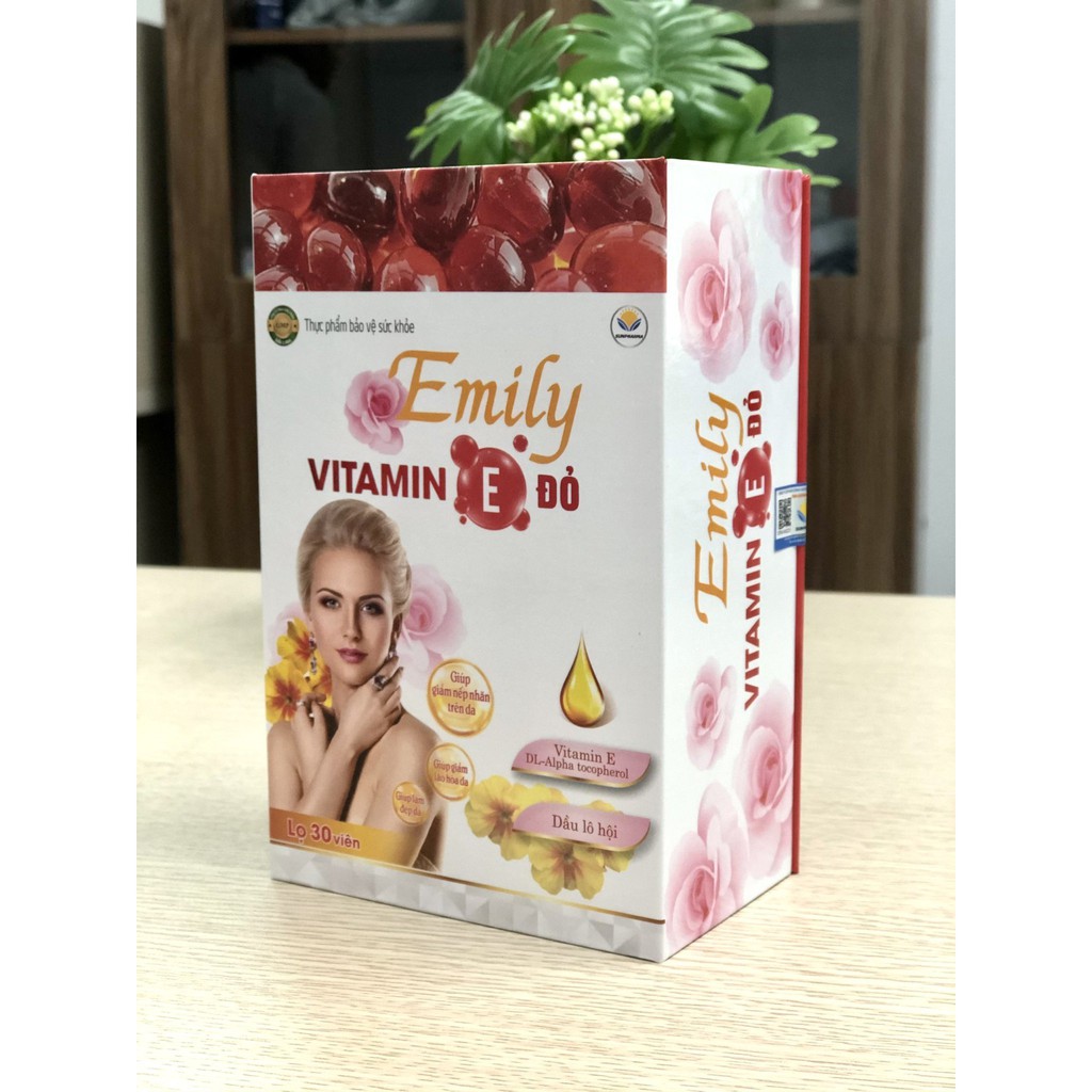 [HÀNG CHÍNH HÃNG] - VITAMIN E ĐỎ - Bổ Sung Vitamin E Đỏ, Làm Sáng Da Đẹp Da, Chống Lão Hóa Da 30v | BigBuy360 - bigbuy360.vn