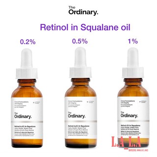 Tinh chất Retinol Squalane nồng độ 0.2% - 0.5% - 1% - TheOrdinary