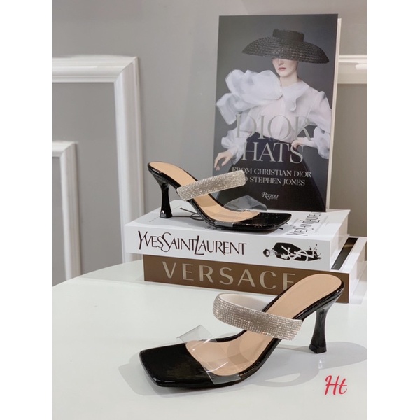 ❤️ NEW HOT 2022 HÀNG CÓ SẴN❤️ Guốc mika quai đá gót nhọn 7cm