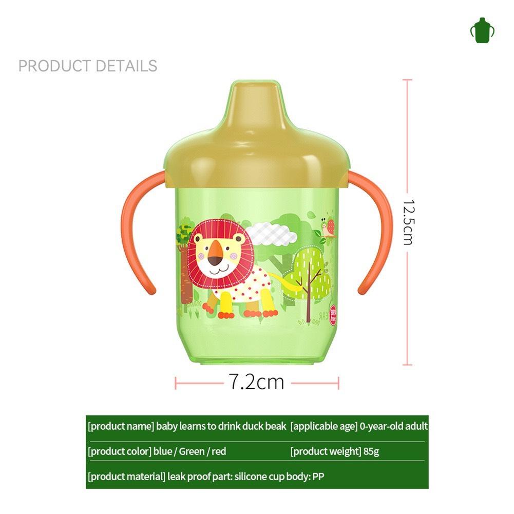 Bình tập uống nước Mỏ Vịt 3 màu cho bé