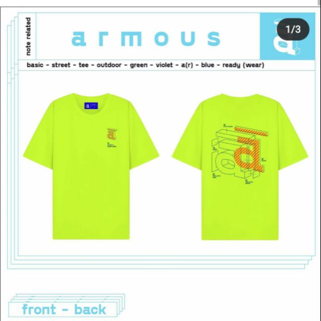 ARMOUS SIGNATURE NEON TEE