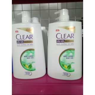 Dầu gội clear bạc hà chai vòi 1,4 lít