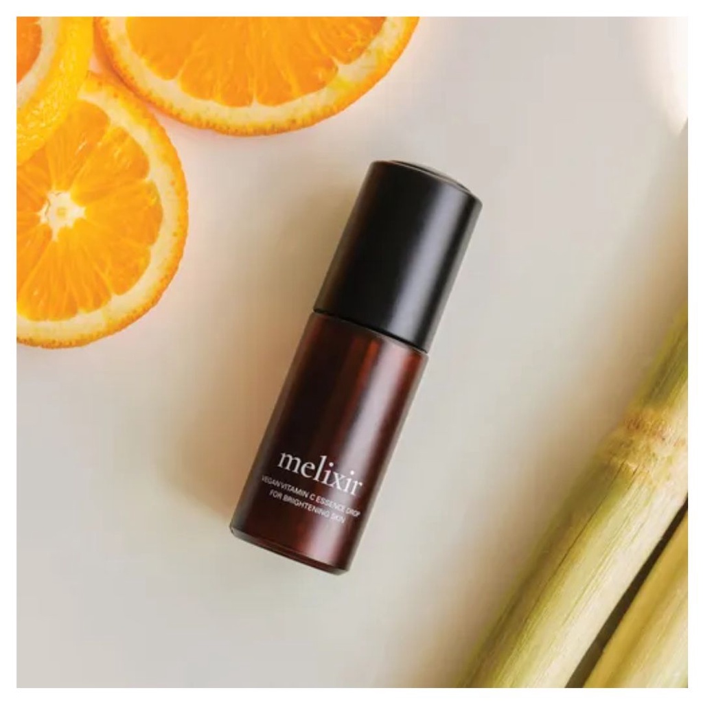 Serum dưỡng trắng sáng da thuần chay Melixir Vegan Vitamin C Essence Drop 30ml