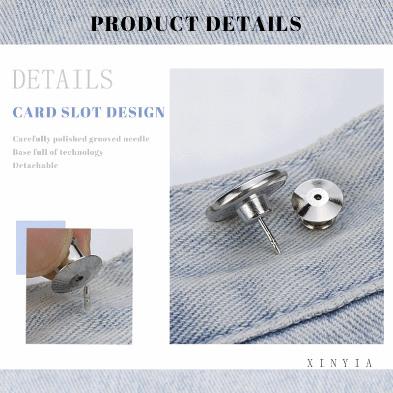 áo không cần may nút áo kim loại cúc bấm áo kim loại khuy áo phụ kiện thời trang nút bấm quần áo