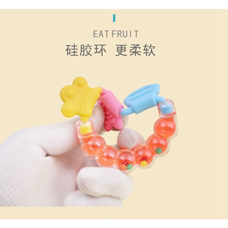 Núm Ti Giả Bằng Silicone An Toàn Dành Cho Trẻ | Núm Vú Giả Tập Nhai Cho Bé | Đồ Chơi Em Bé