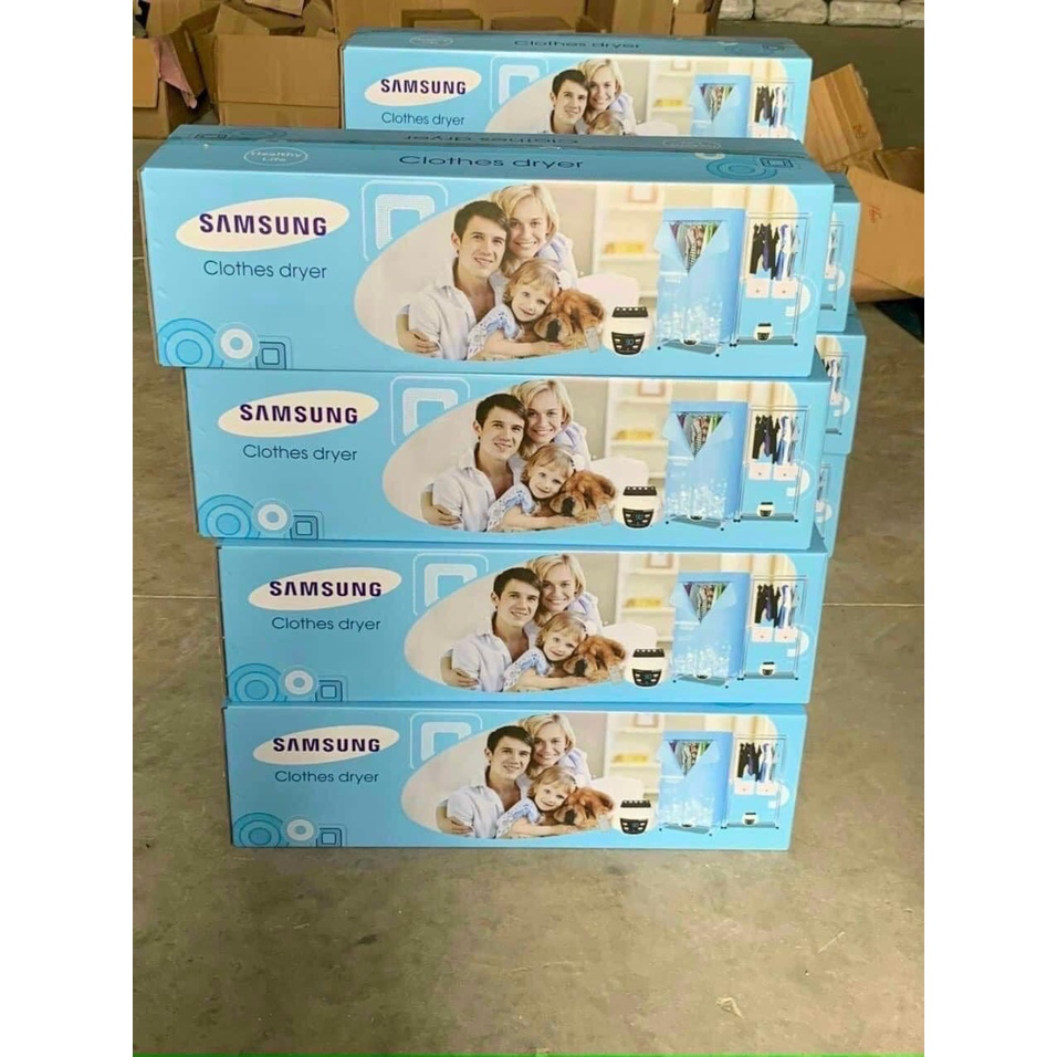 Tủ sấy quần áo SAMSUNG khử mùi kháng khuẩn có điều khiển từ xa bảo hành 6 tháng