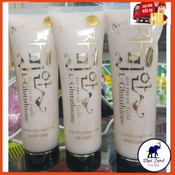 Tẩy tế bào chết hạt cát L-Glutathione whitening body exfoliating cream7 [STORE] [HOT SALE]