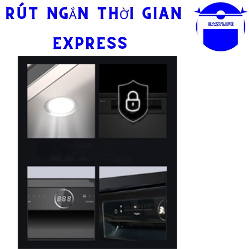 Máy rửa bát Texgio 15 Bộ TGF3815B