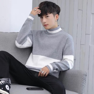 Aó len nam cao cổ ấm đẹp