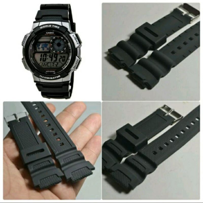 Dây đeo đồng hồ Casio AE-1000, AE-1100, W-S200, W-S210, SGW-300H