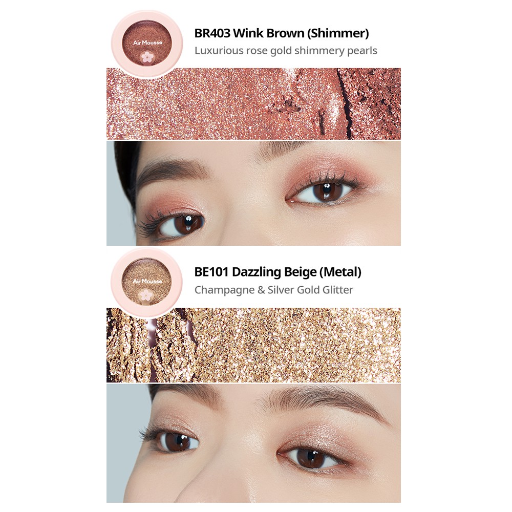 Phấn Mắt  Air Mousse Eyes Blossom Picnic Full Bảng Màu