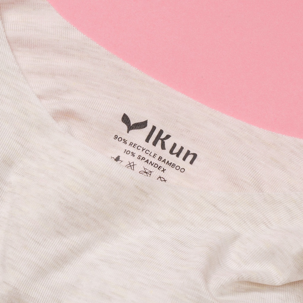Áo lót học sinh tuổi teen IKun ADT03 Dễ Thở chất liệu sợi tre cao cấp màu kem da cho bé gái tuổi dậy thì